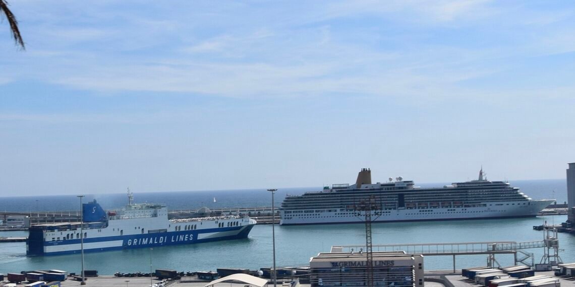 Cruise ships at the Port of Barcelona