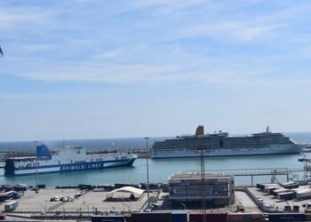 Cruise ships at the Port of Barcelona