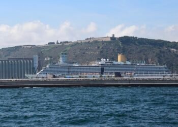 P&O Cruises' Arcadia at the Port of Barcelona