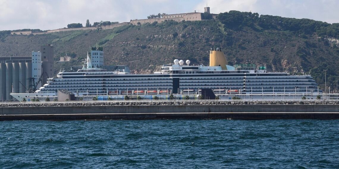 2014- MV Arcadia Cruise Ship, Port of Barcelona, Spain ( Ank Kumar ) 01