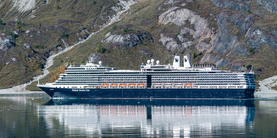 Holland America Line Eurodam in Glacier Bay, Alaska