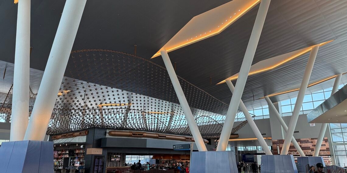 2025-09-15 10 31 21 The interior of Terminal C at George Bush Intercontinental Airport in Houston, Harris County, Texas