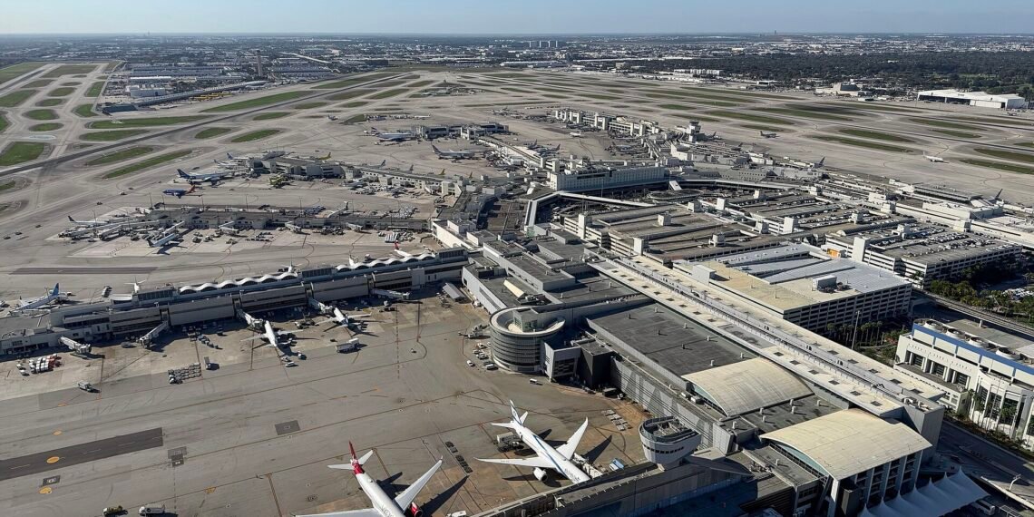 Aerial view of Miami International Airport in 2026