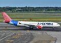 Air Serbia Airbus A330-200 at New York JFK