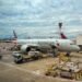 American Airlines Boeing 787-9 at the gate