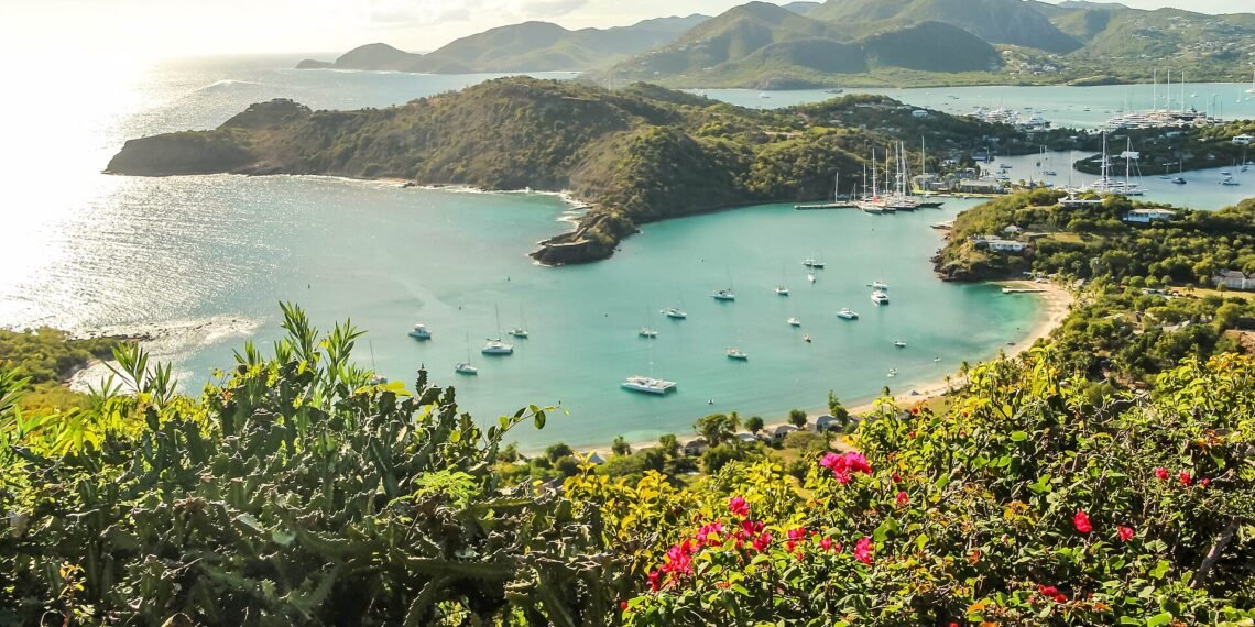 English Harbour, Antigua, from Shirley's Heights