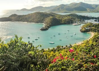 English Harbour, Antigua, from Shirley's Heights