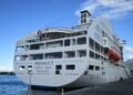 Aranui 5 cargo and passenger ship