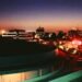Bakersfield, California skyline at night