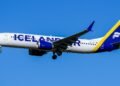 Icelandair Boeing 737 MAX 8 on approach to Berlin Brandenburg
