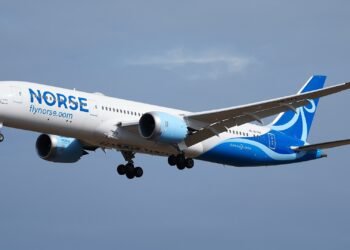 Berlin Brandenburg Airport Norse Atlantic Airways Boeing 787-9 Dreamliner LN-FNA (DSC02373)