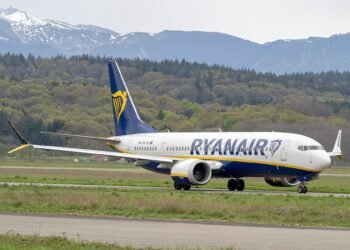 Boeing 737 MAX 8-200 - 9H-VVI after landing at LFBT airport