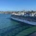 Carnival Adventure sailing out of Sydney Harbour