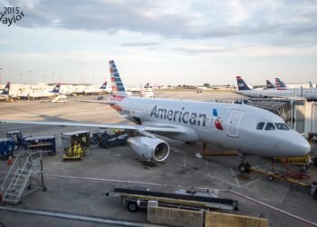 Aircraft at the gates at Charlotte Douglas International Airport