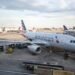 Aircraft at the gates at Charlotte Douglas International Airport