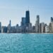 Chicago skyline from the North Avenue Beach Pier