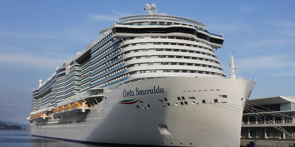 Costa Smeralda cruise ship in Savona