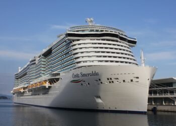 Costa Smeralda cruise ship in Savona