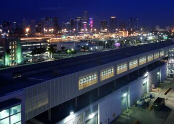 Cruise terminal at PortMiami