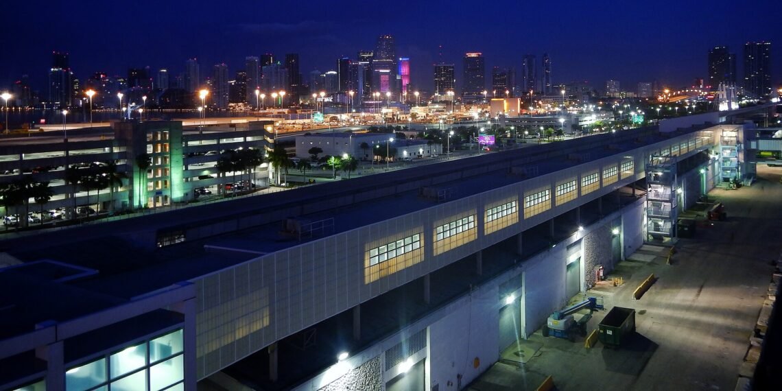 Cruise terminal at PortMiami