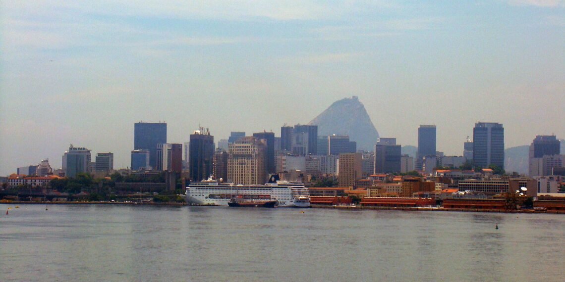 Cruise ship in Rio de Janeiro