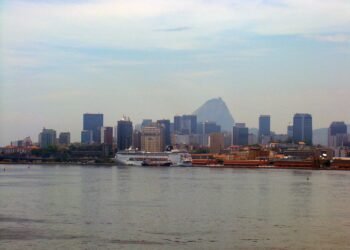Cruise ship in Rio de Janeiro