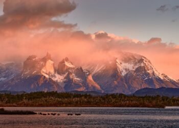 Cuernos del Paine in Torres del Paine National Park, Chile