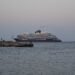 Explora I cruise ship leaving Rhodes