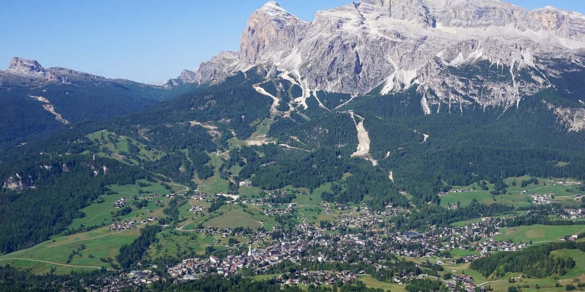 Cortina d'Ampezzo from Faloria
