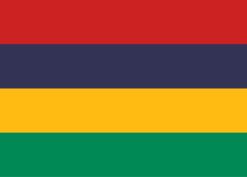 National flag of Mauritius