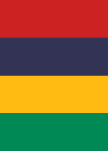 National flag of Mauritius