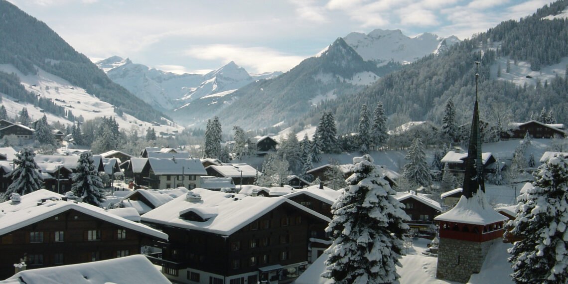 Gstaad village, Switzerland