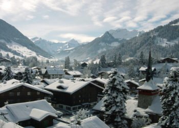 Gstaad village, Switzerland