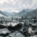 Gstaad village, Switzerland