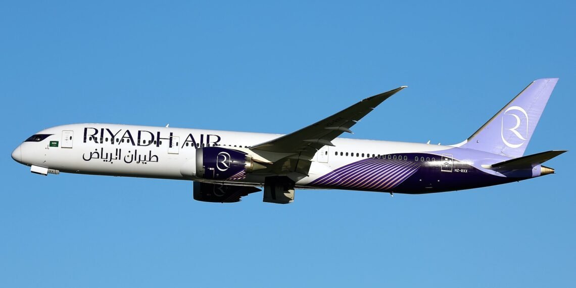 Riyadh Air Boeing 787-9 in flight