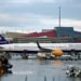 Icelandair Boeing 757 in Reykjavik