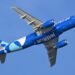 JetBlue Airbus A320 departing Boston