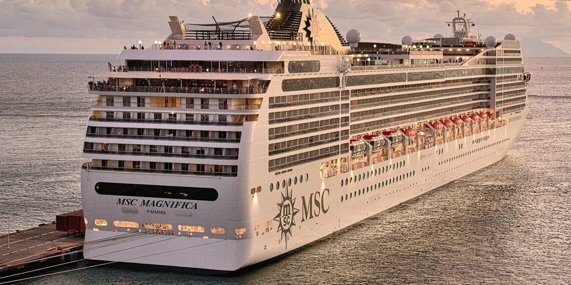 MSC Magnifica in Sint Maarten