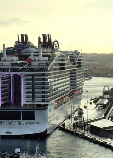 MSC World Europa in Valletta