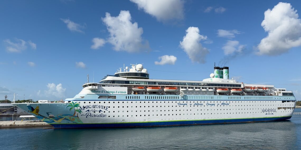 Margaritaville at Sea Paradise docked in Nassau