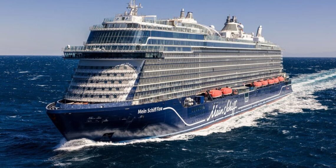 Mein Schiff Flow at the Fincantieri shipyard