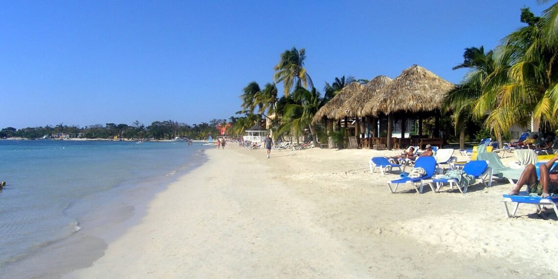 Beach at a Sandals resort