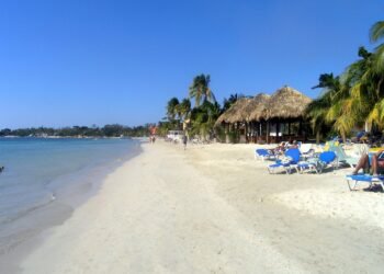 Beach at a Sandals resort