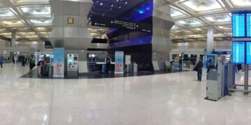 Terminal B at George Bush Intercontinental Airport, Houston