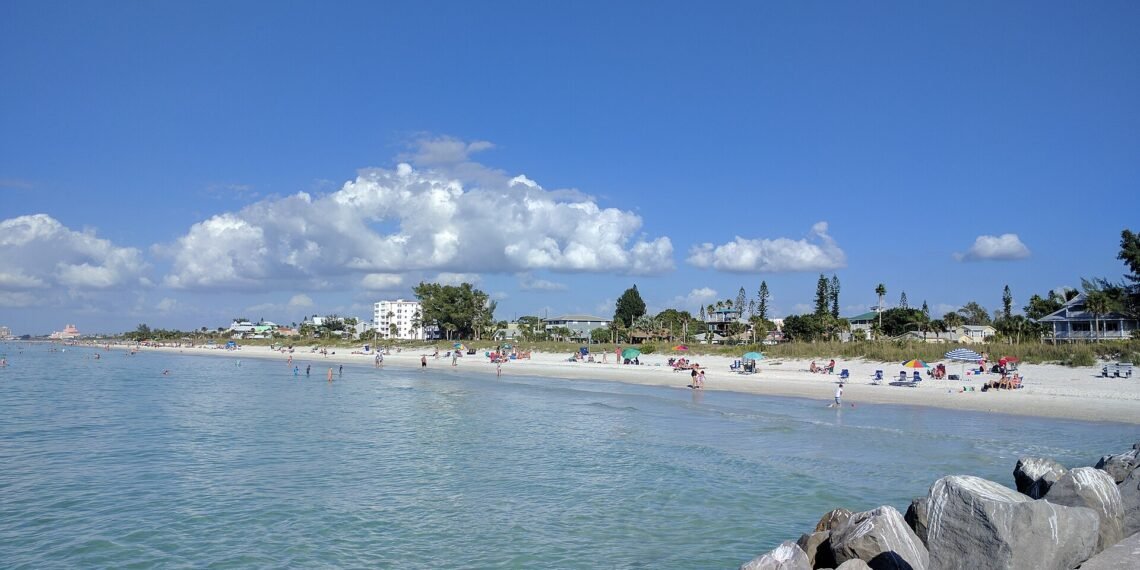 Pass-a-Grille beach in St. Pete Beach, Florida