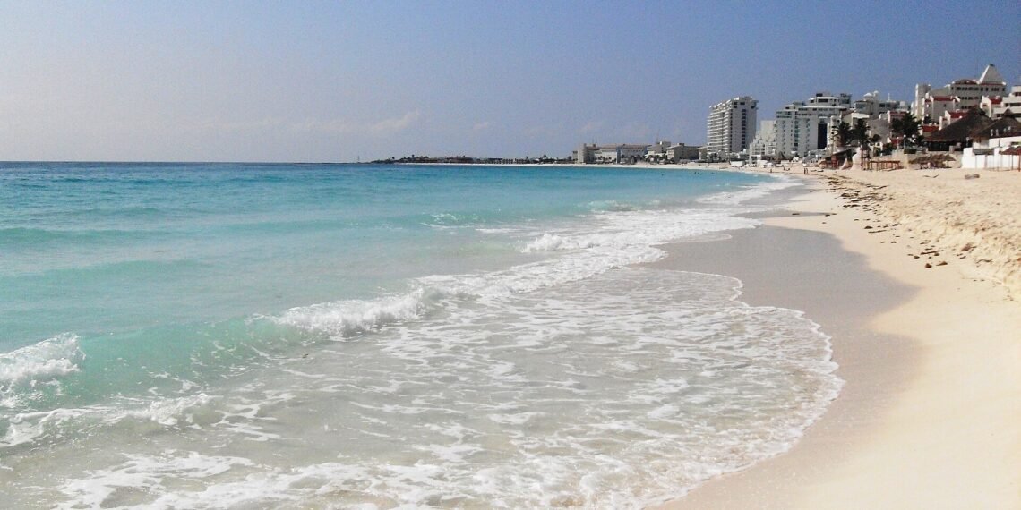 Beach at Punta Nizuc in Cancun's hotel zone