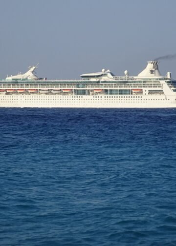 Rhapsody of the Seas leaving Rhodes