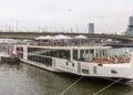 Viking Sigrun river cruise ship on the Rhine in Cologne