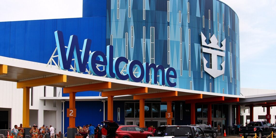 Royal Caribbean terminal at the Port of Galveston
