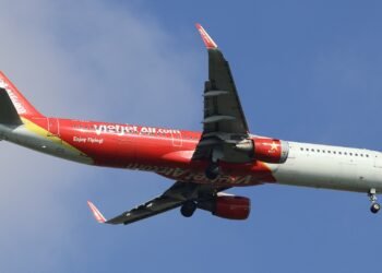 VietJet Air Airbus A321 at Singapore Changi Airport